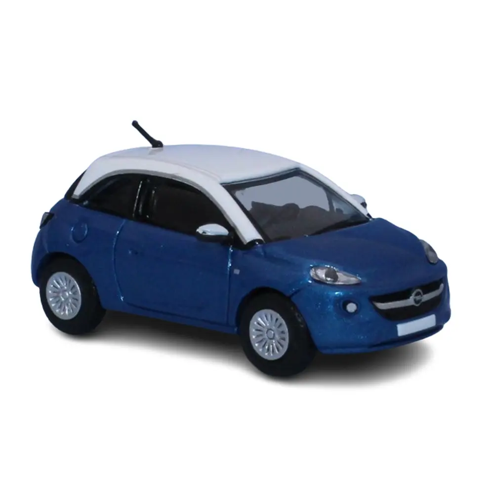Opel Adam, bleu métallisé / blanc, 2013 - PCX87 870381 - HO 1/87