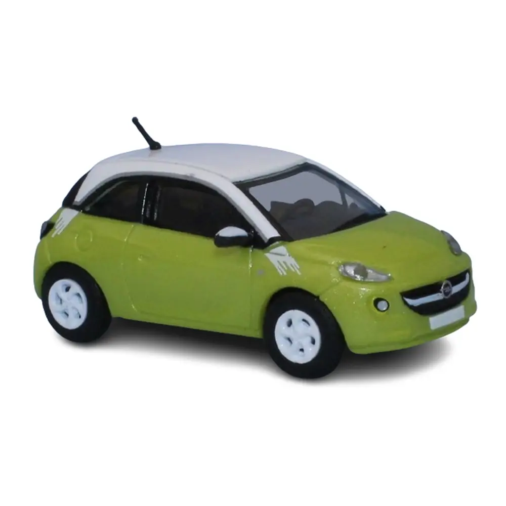 Opel Adam, vert clair métallisé / blanc, 2013 - PCX87 870382 - HO 1/87