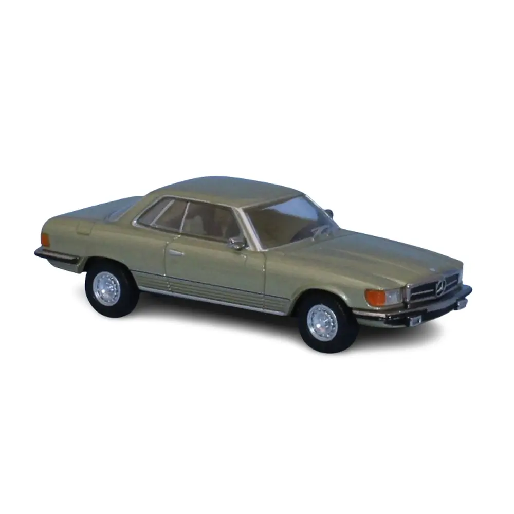 Mercedes Benz SLC ( C107 ), vert clair métallisé, 1971 - PCX87 870477 - HO 1/87