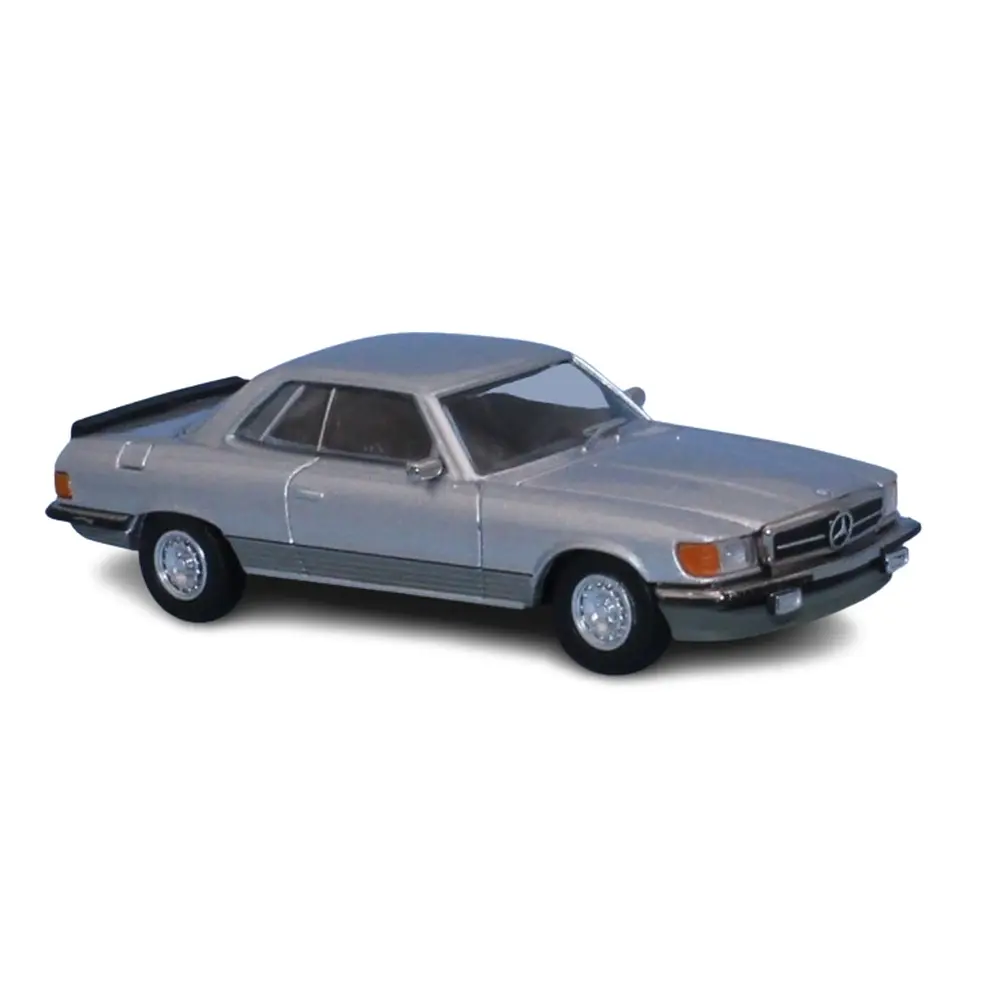 Mercedes Benz SLC ( C107 ), gris argent, 1971 - PCX87 870479 - HO 1/87
