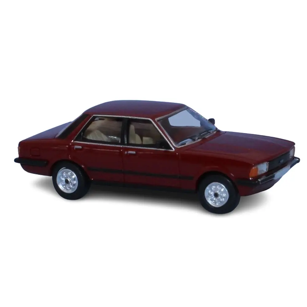 Ford Taunus TC3 berline, rouge foncé, 1979 - PCX87 870696 - HO 1/87