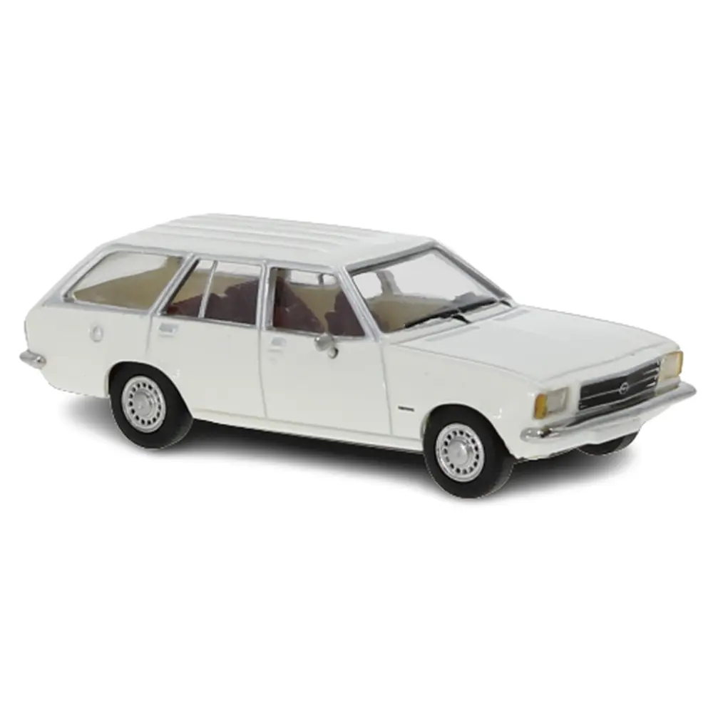Voiture Opel Rekord D Caravan break - Blanche - PCX 870402 - HO 1/87