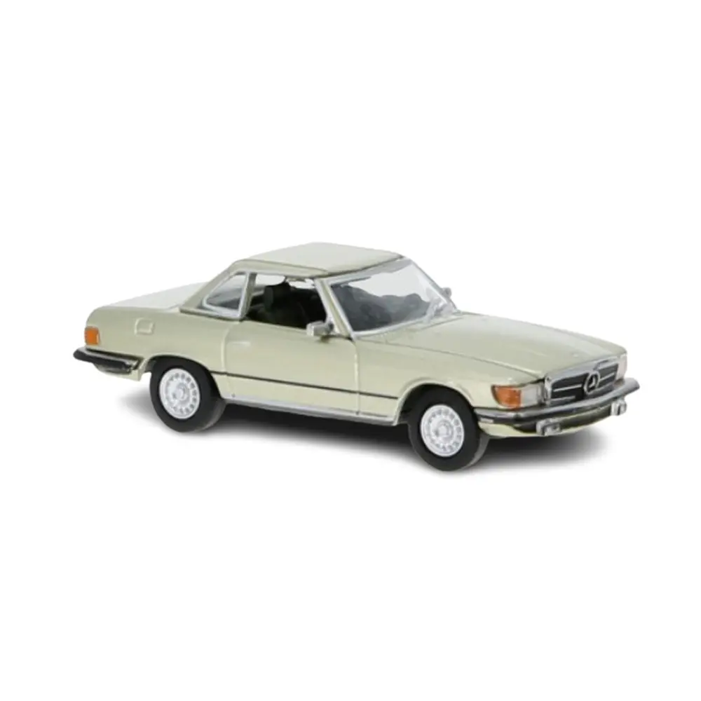 Mercedes Benz SL | vert clair métallisé | hardtop | PCX 870482 | HO 1/87