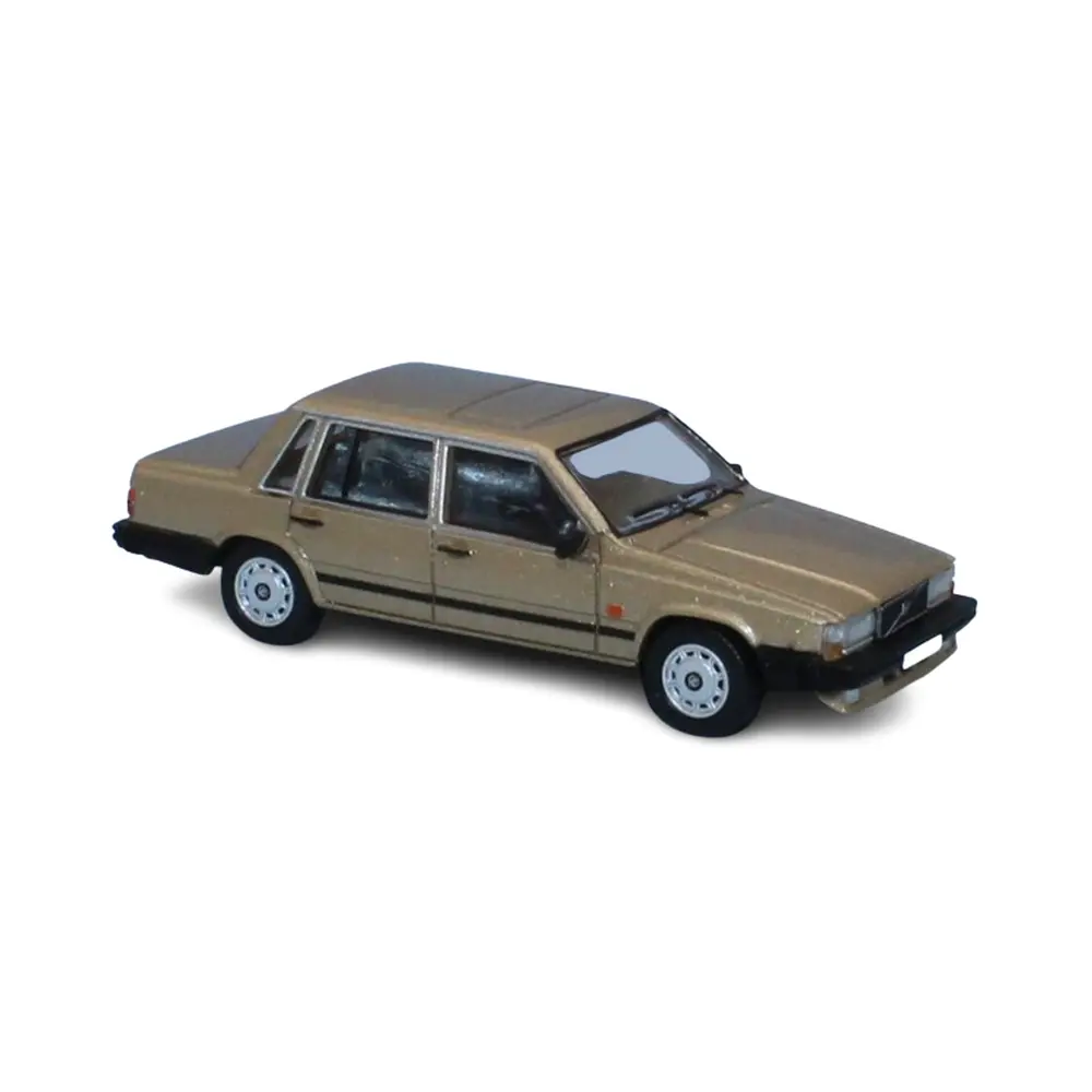 Volvo 740 berline - beige métallisé - 1984 - PCX 870660 - HO 1/87