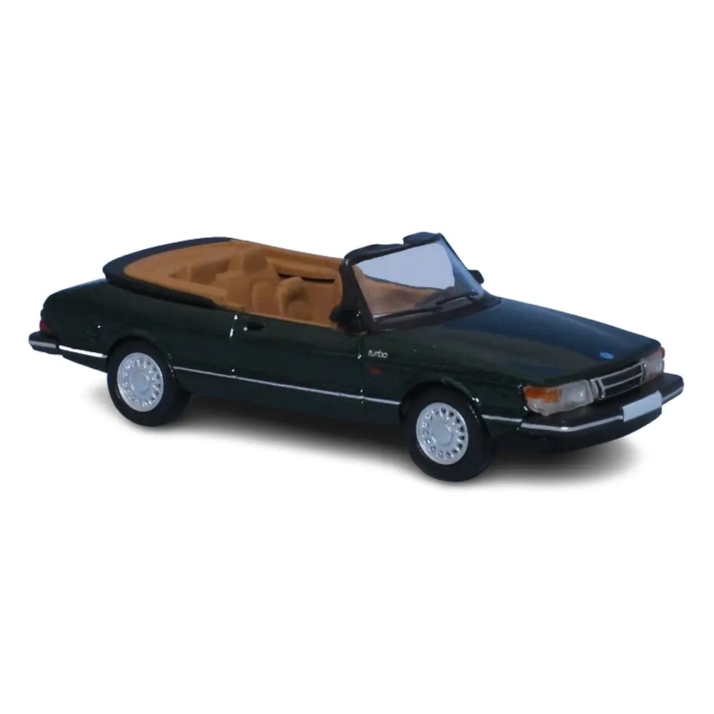Saab 900 Cabriolet - Vert Foncé Métallisé - 1986 - PCX 870671 - HO 1/87