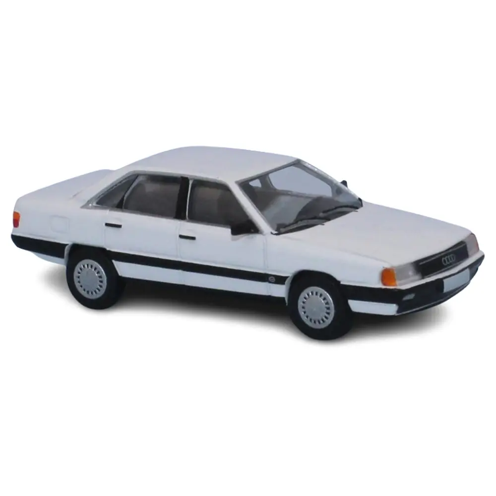 Audi 100 C3 - Blanche - 1982 - PCX 870436 - HO 1/87