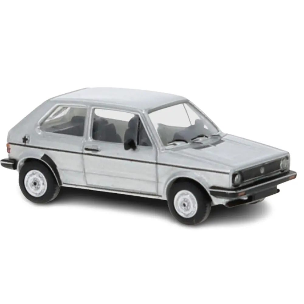 VW Golf I - gris argent -1980 - PCX 870524 - HO 1/87