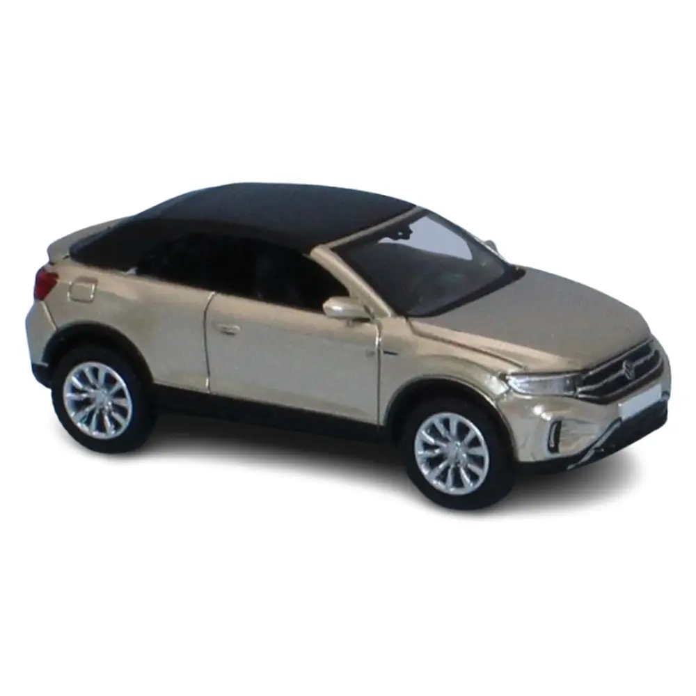Volkswagen T-Roc cabriolet fermé phase 2 de 2022 - Beige métallisé - PCX 870602 - HO 1/87