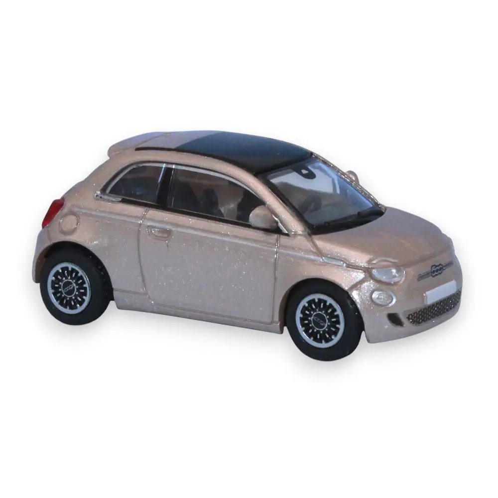Fiat 500e, rose clair métallisé, 2020 - PCX870560 - HO 1/87