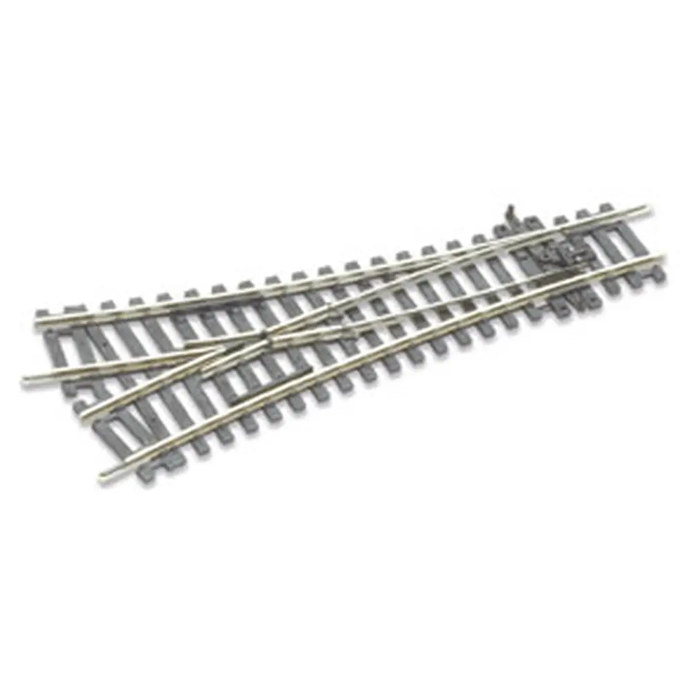 Aiguillage symétrique 168 mm 22,5° Peco ST247 Rayon 859,6 mm - HO : 1/87 - Code 100
