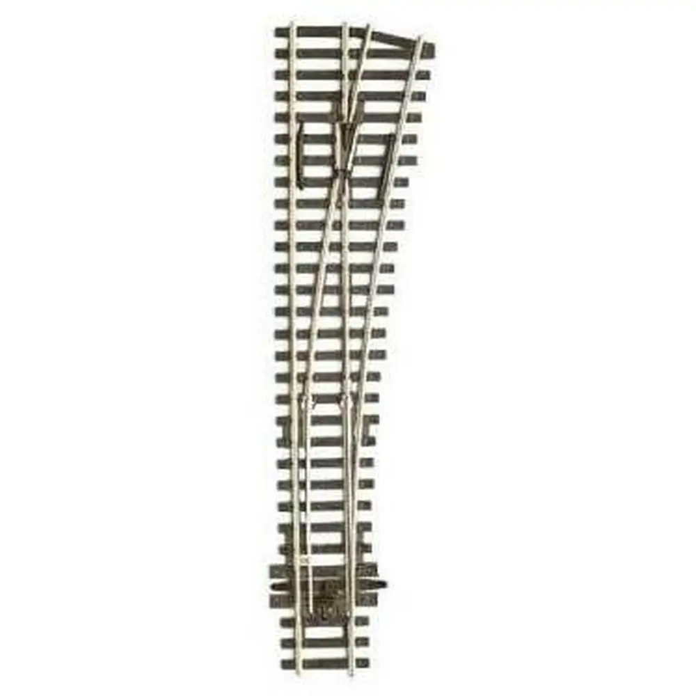 Aiguillage à droite Peco SLE88 Electrofrog - HO 1/87 - Code 100 - R 1524 mm