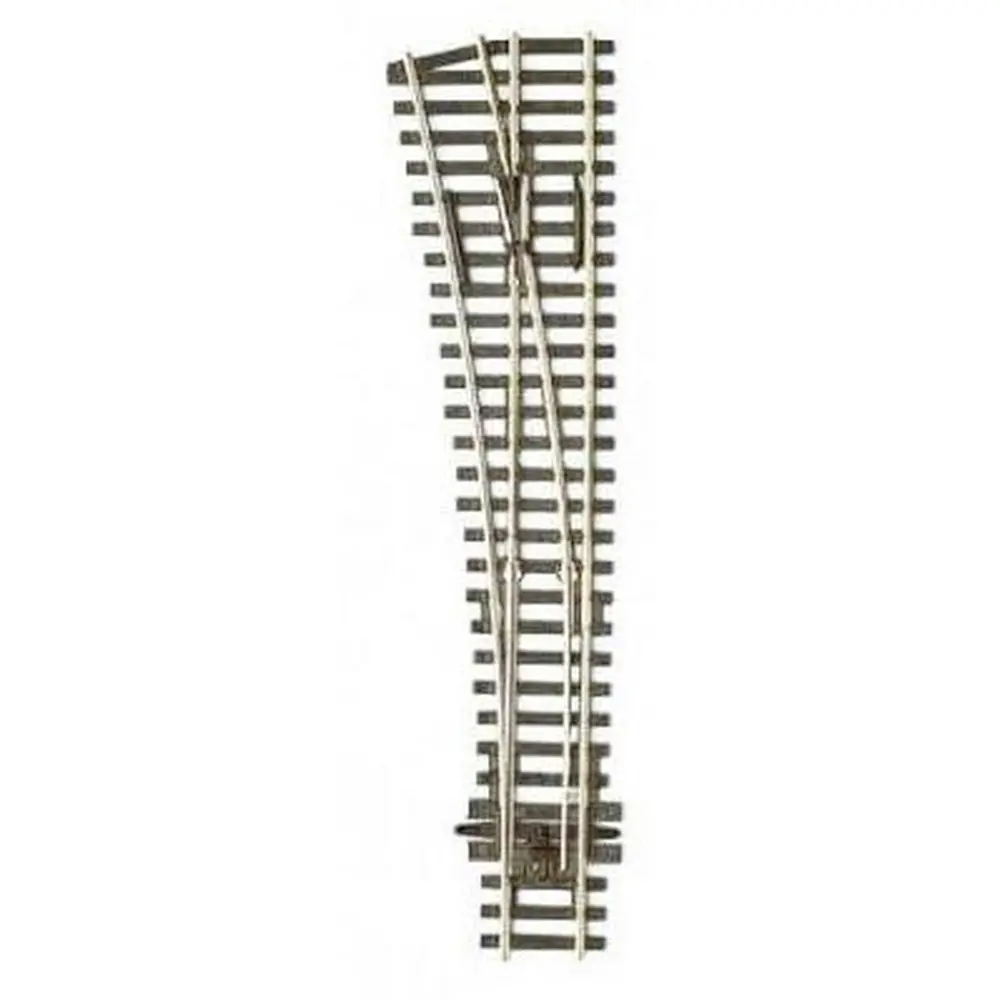 Aiguillage gauche - Peco SLE89 - Electrofrog - HO 1/87 - code 100