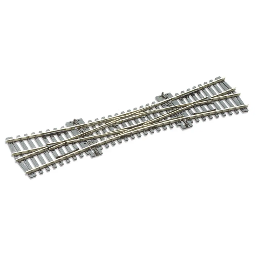 Traversée Jonction Double TJD 12° - Peco SL90 - Insulfrog 249 mm code 100 - HO 1/87