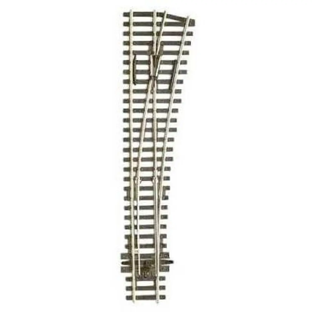 Aiguillage à droite 12° Peco SL95 Insulfrog 219 mm code 100 - R 914 mm - HO 1/87
