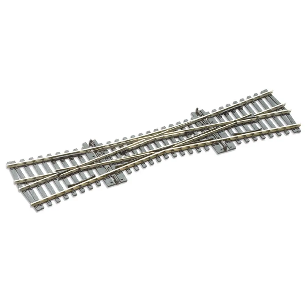 Traversée Jonction simple TJS 12° Peco SL80 Insulfrog 249 mm code 100 - HO 1/87
