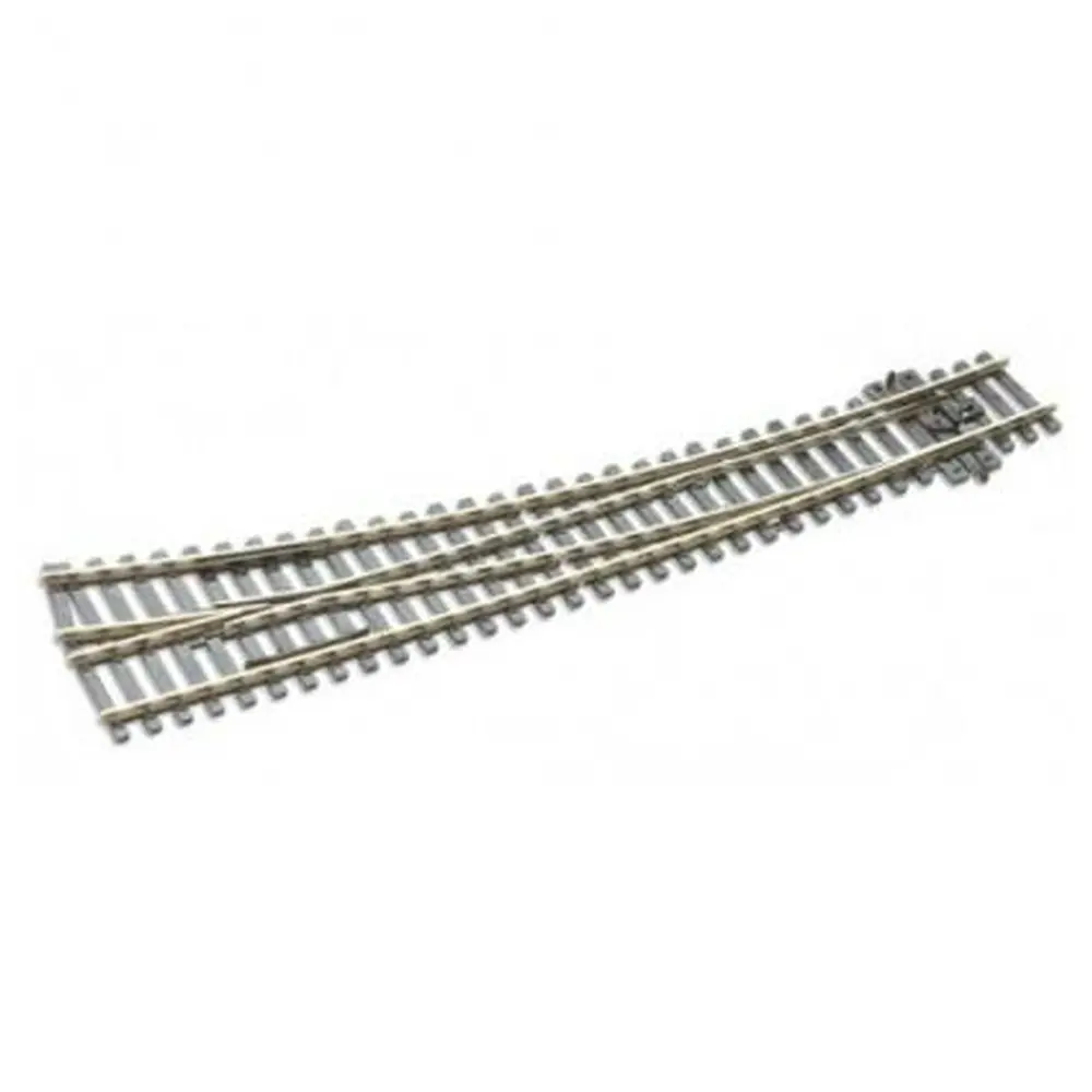 Aiguillage courbe à droite Peco SL86 Insulfrog 258 mm code 100 - R 1524 & 762 mm - HO 1/87