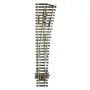 Aiguillage à droite Peco SL88 Insulfrog code 100 - HO 1/87