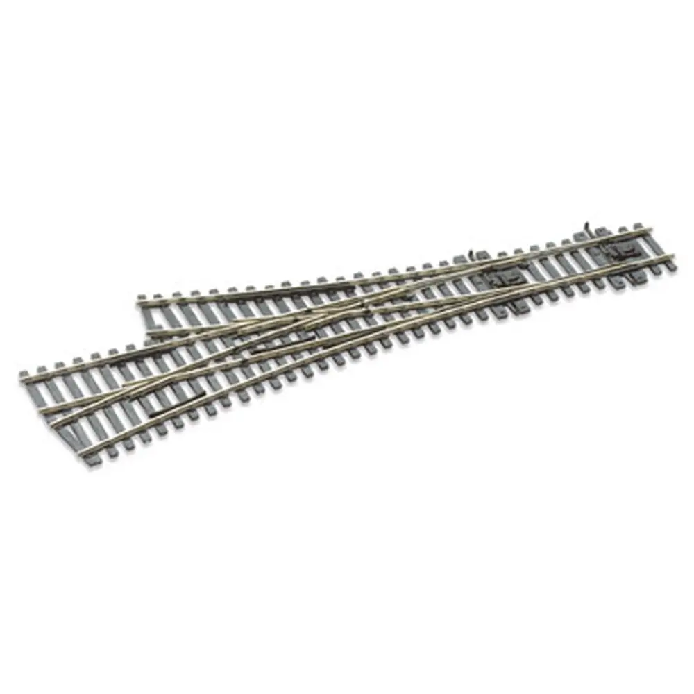 Aiguillage triple 12° - Peco SL-E199 - Electrofrog - HO 1/87 - Code 75 - 273 mm - R 914mm