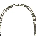 Rail flexible - Peco SL100 - Traverses bois - 914 mm - HO 1/87 - Code 100