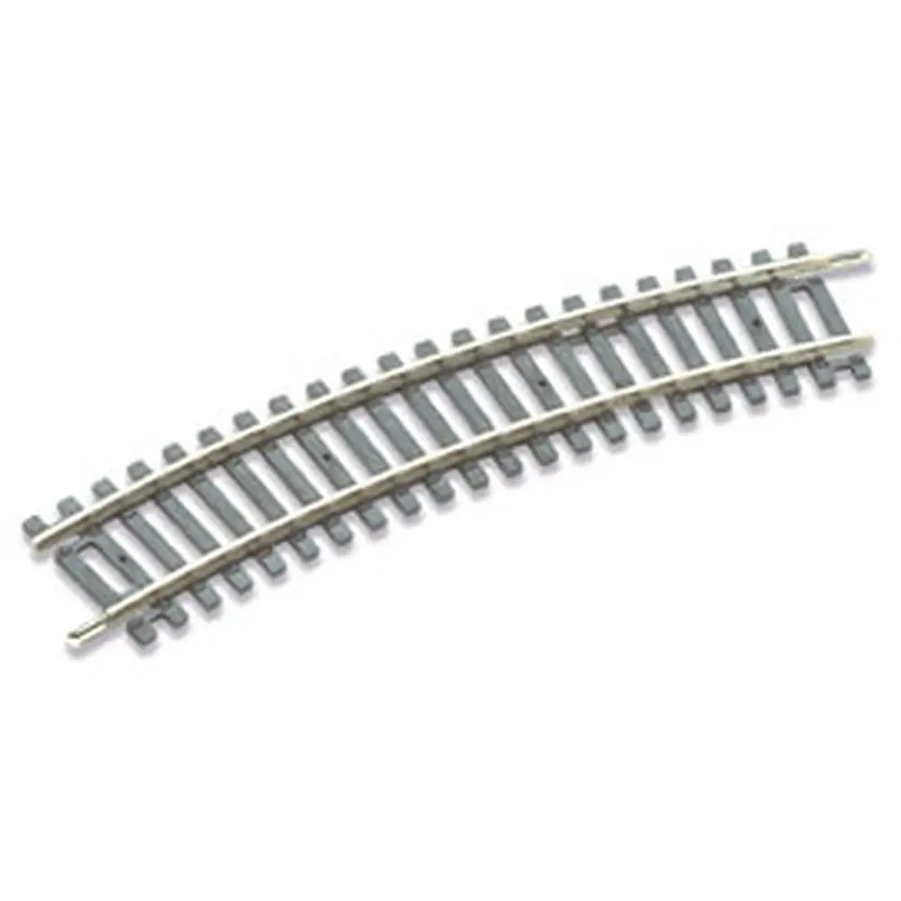 Rail courbe rayon 371 mm 22,5° - Peco ST220 - HO : 1/87 - Code 100