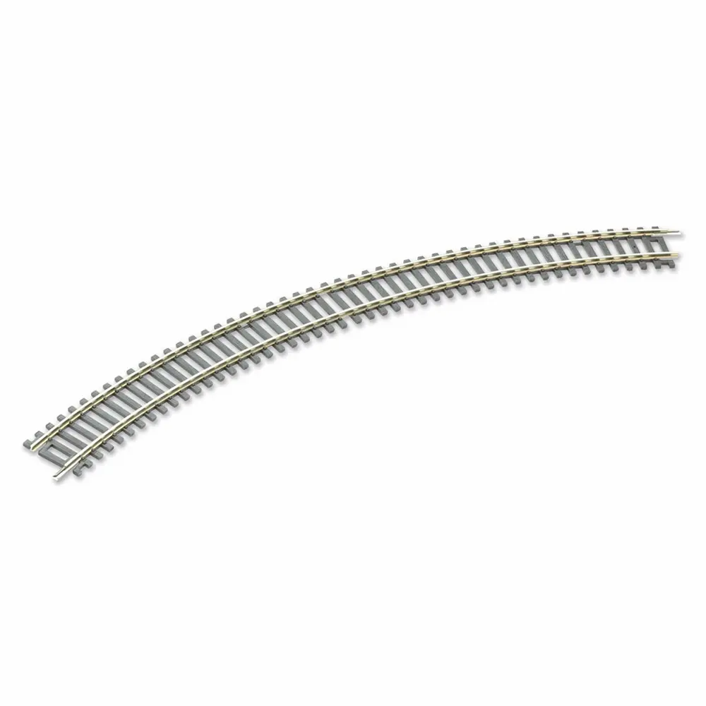 Rail courbe Setrack R2 438 mm 45° code 100 - Peco ST226 - HO 1/87 - 2R
