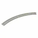 Rail courbe Setrack R2 438 mm 45° code 100 - Peco ST226 - HO 1/87 - 2R