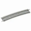 Rail courbe Setrack 859,6 mm 11,25° code 100 - Peco ST238 - HO 1/87 - 2R
