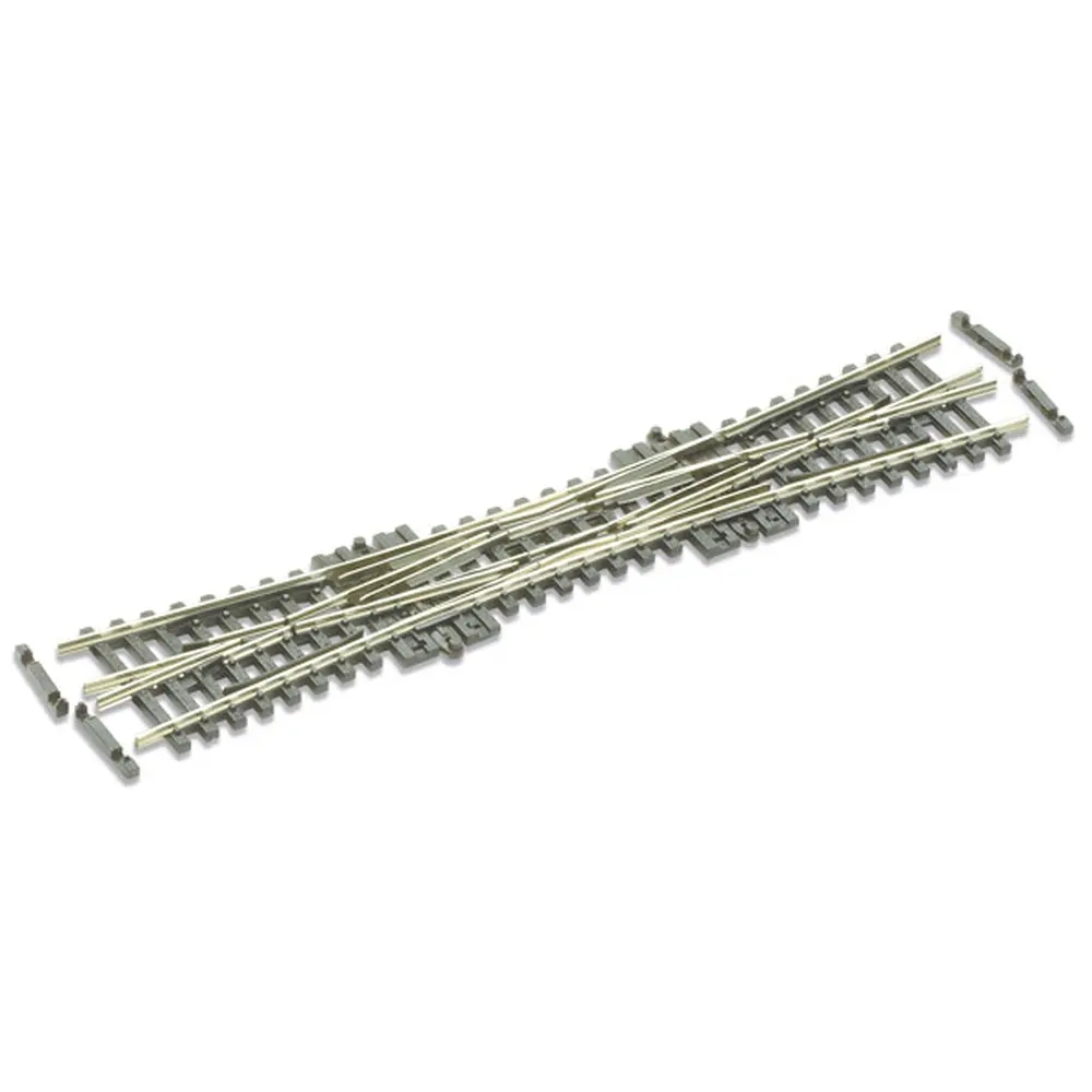 Traversée jonction double (TJD) avec coeurs polarisés longueur 154mm angle 10° code 55