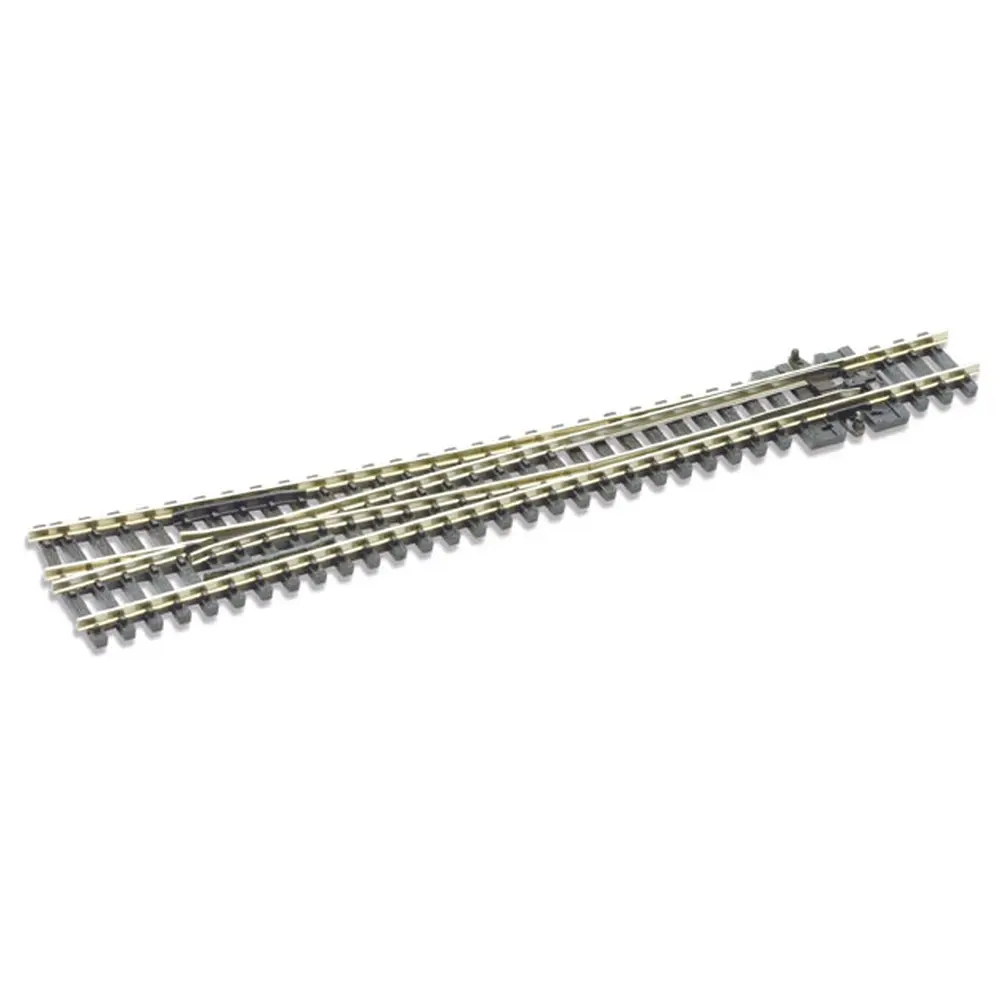 Aiguillage droit avec coeur polarisé longueur 160mm rayon 914mm angle 8° code 80