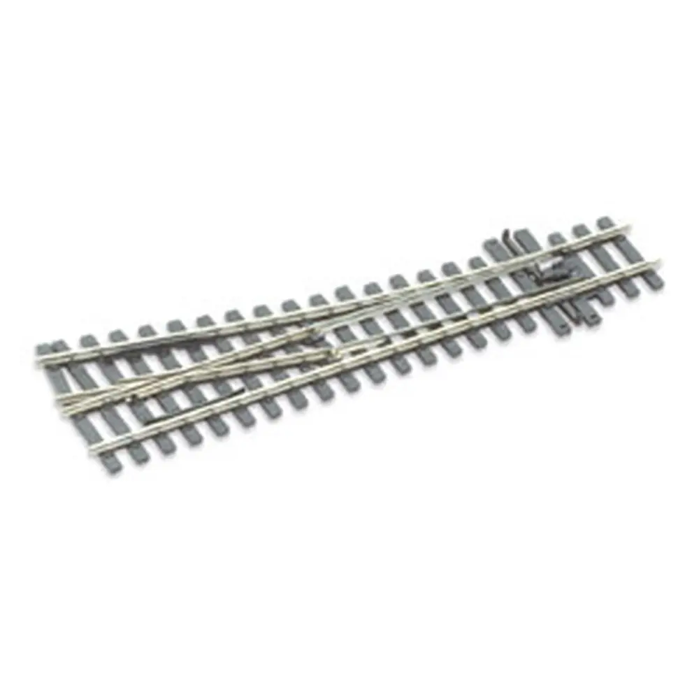 Aiguillage à droite 10° Peco SLE1495 Electrofrog 160 mm - R 508mm - HOm 1/87