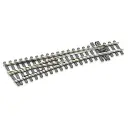 Aiguillage à gauche 10° Peco SLE1496 Electrofrog 160 mm - R 508mm - HOm 1/87