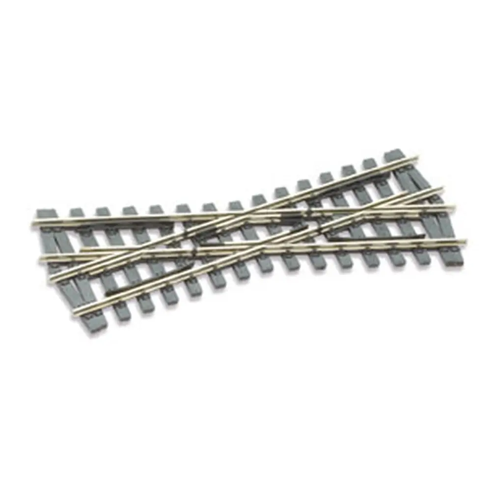 Croisement HOm avec coeur polarisé (electrofrog), longueur 117mm, angle 20°, code 75
