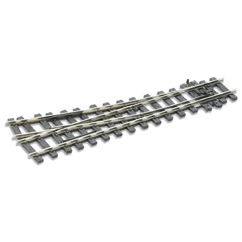 Moyen rayon droit , rayon 610mm , code 100 , 12° , longueur 185 mm , electrfrog , avec coeur polarisé