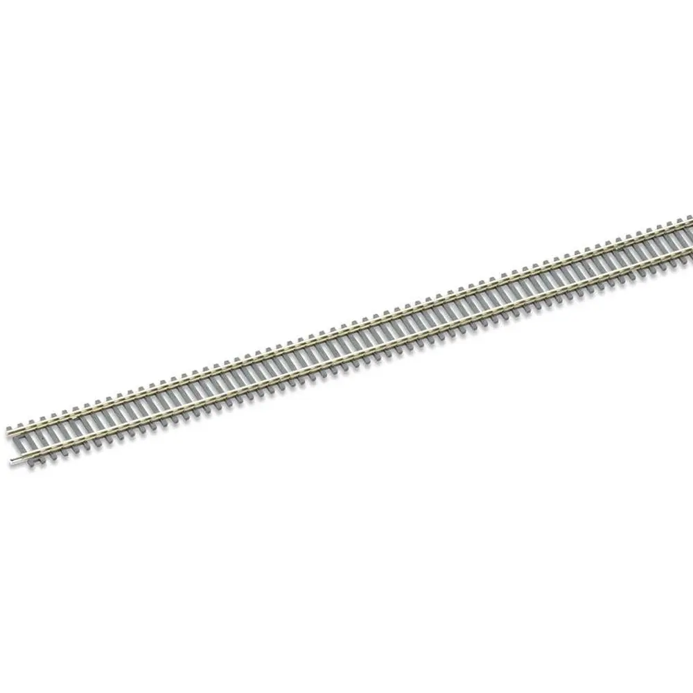 Rail droit 670 mm traverses bois Peco ST204 - HO : 1/87 - Code 100