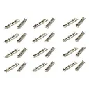 Sachet de 24 éclisses métal - code 100 et 124 - Peco SL10 - HO 1/87 - 0 1/43