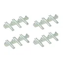 Sachet de 12 éclisses plastique - code 100 et 124 - Peco SL11 - HO 1/87 - 0 1/43