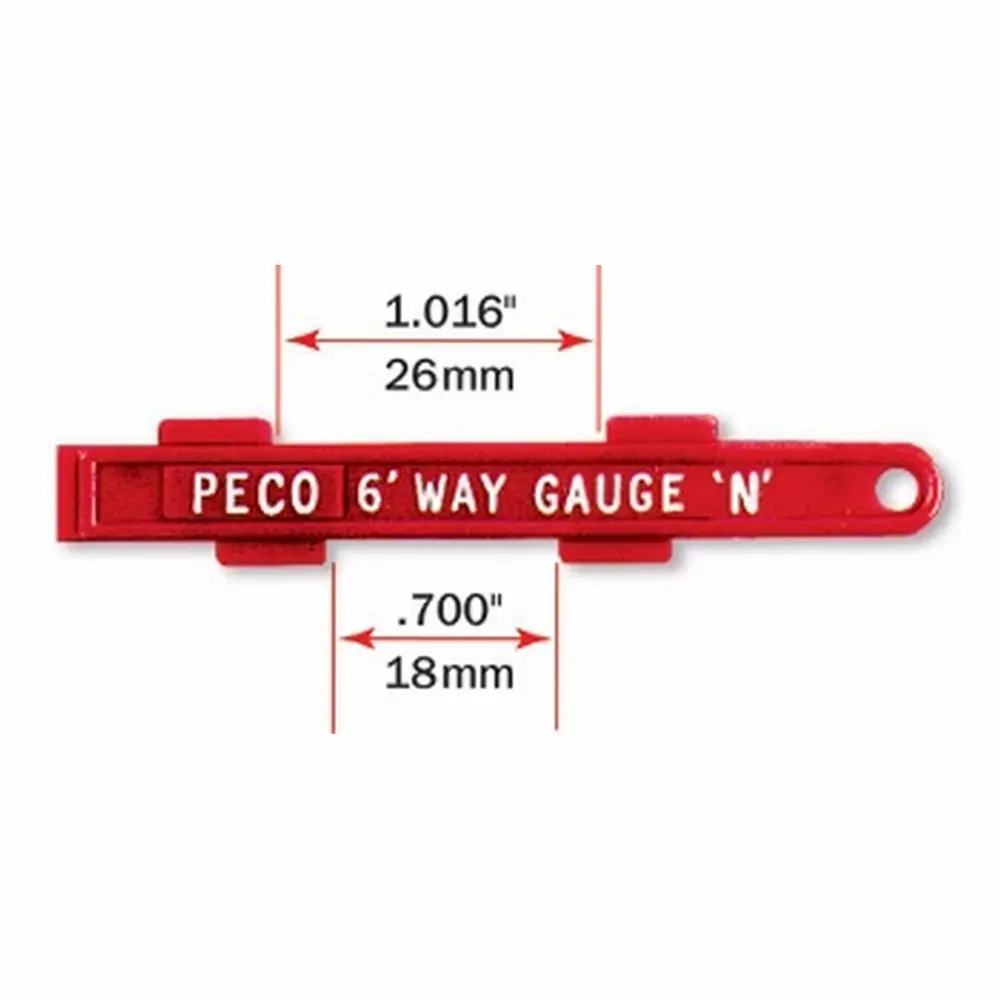 Gabarit d’entrevoie et de hauteur de quai – Peco SL336 – N 1/160