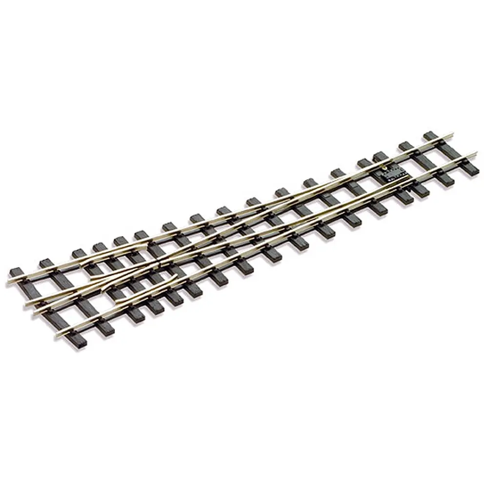 Aiguillage rayon droit , 8°, code 200 , electrofrog, avec coeur polarisé , longueur 510 mm , rayon 1524 mm