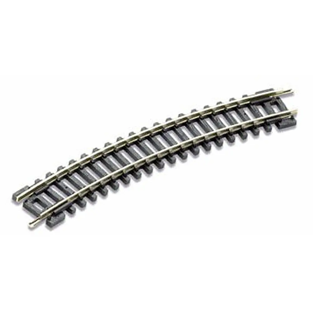 Rail courbe rayon 228mm 22.5° code 80, 16 au cercle