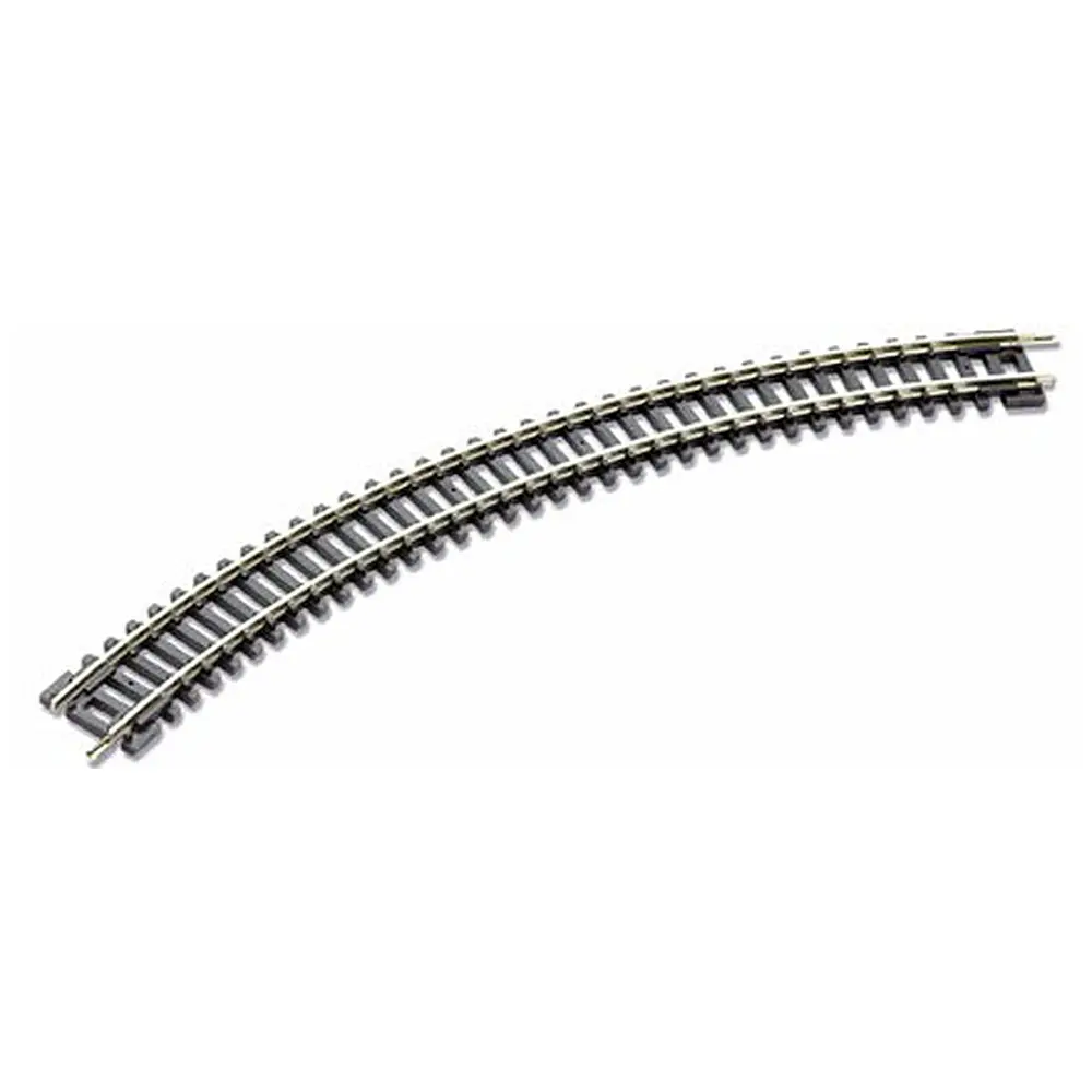 Rail Courbe - Rayon 228mm - 45° - Code 80 - Peco ST12 - N : 1/160