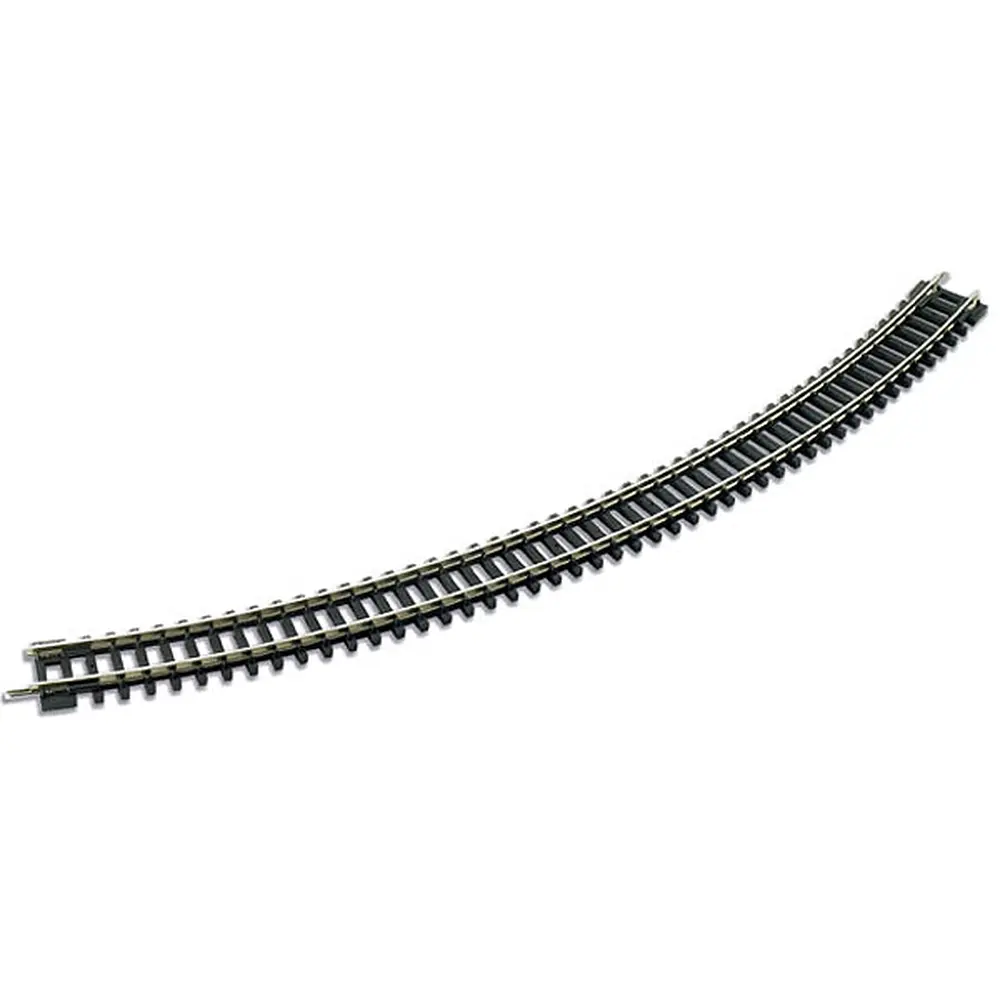 Rail Courbe - Rayon 298.5mm - 45° - Code 80 - Peco ST17 - N: 1/160