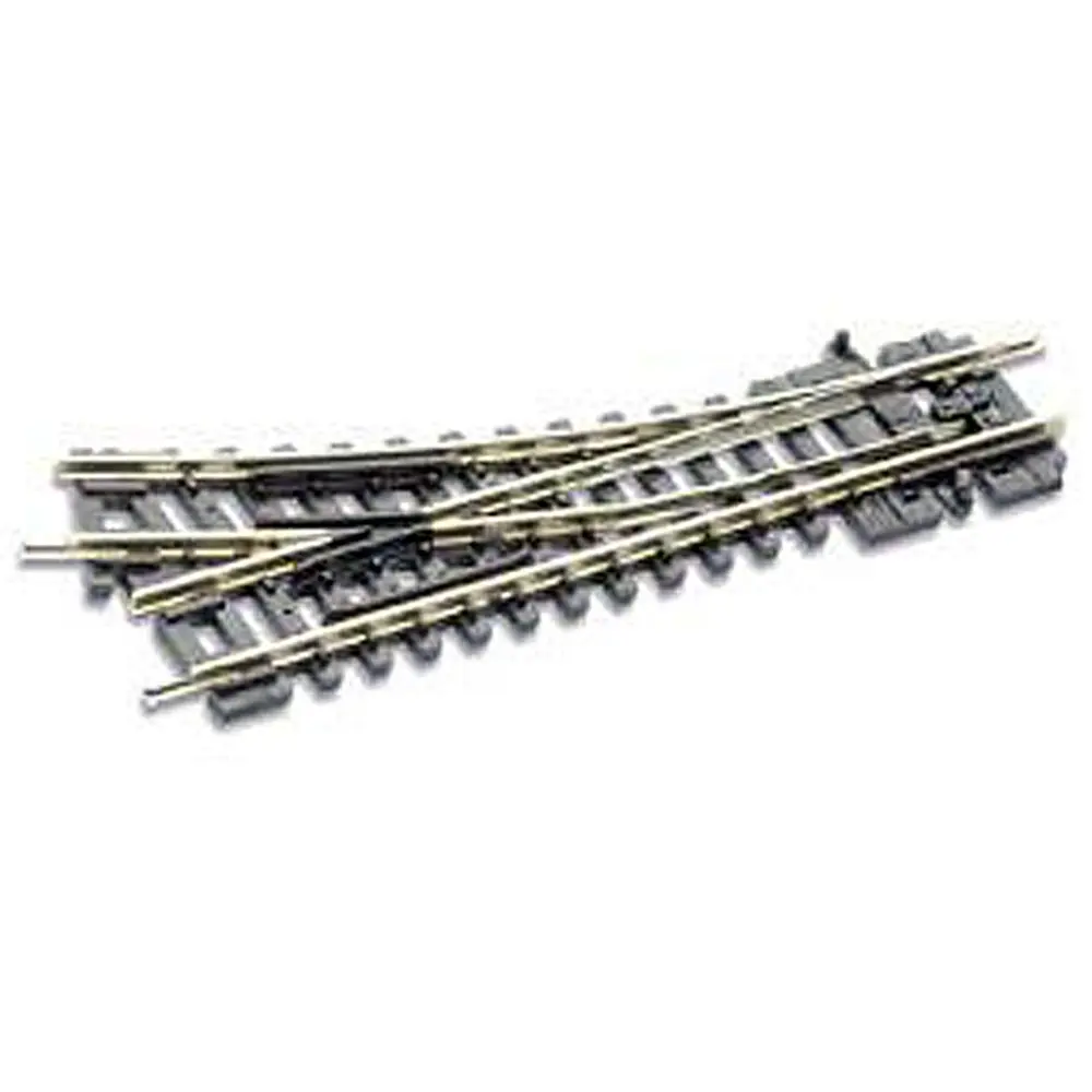 Aiguillage à droite Peco N 1/160 rayon 228mm 22.5° longueur 87mm code 80