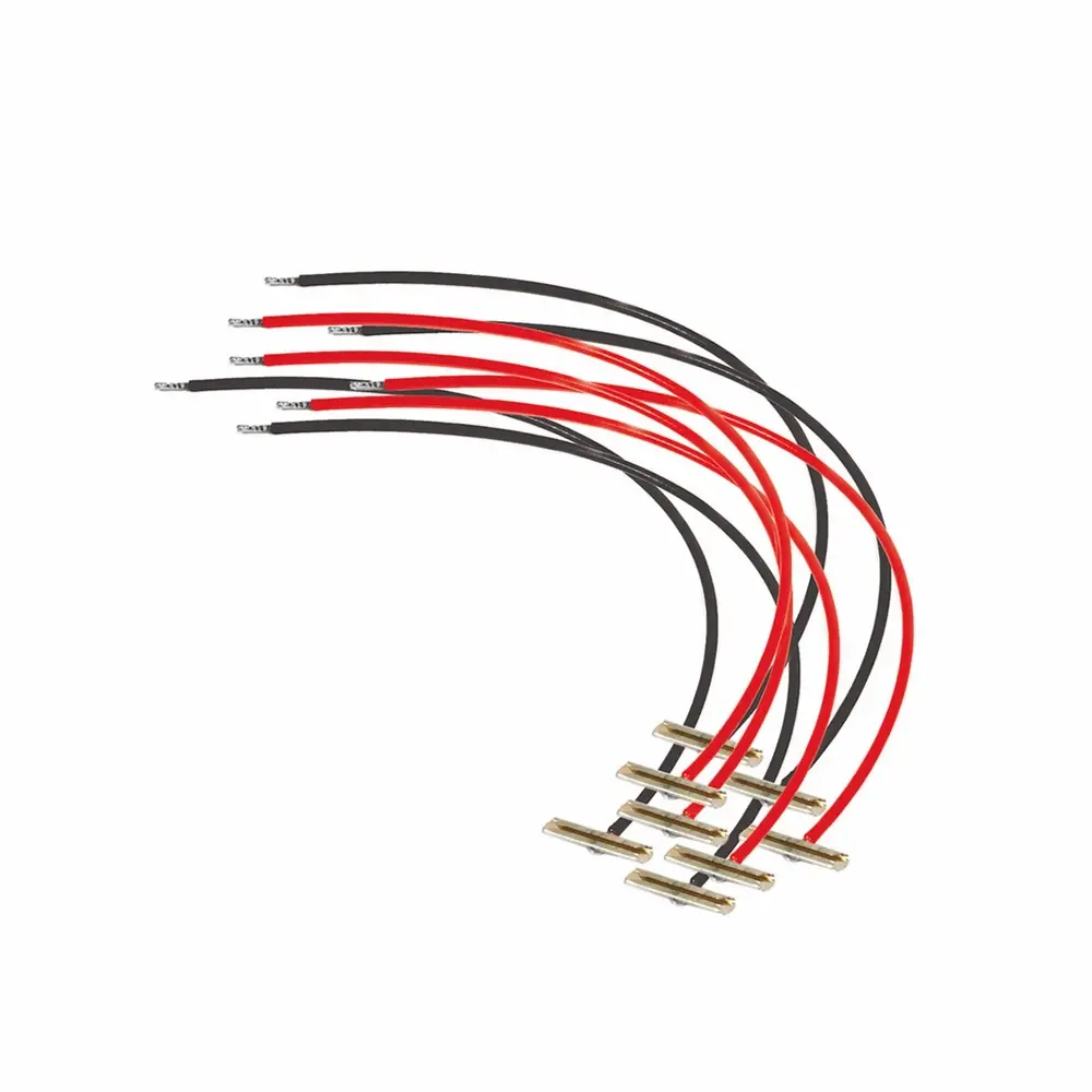 4 paires d'éclisses d'alimentation 204 mm code 70/75/83 - Peco PL81 - HO 1/87 - 2R