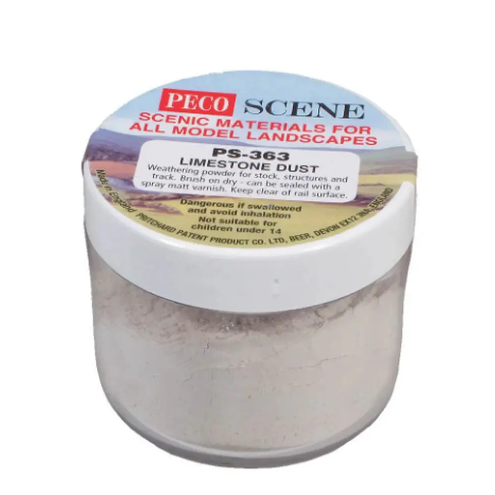 Poudre de patine poussière de calcaire 75ml - Peco PS363 - Échelle universelle