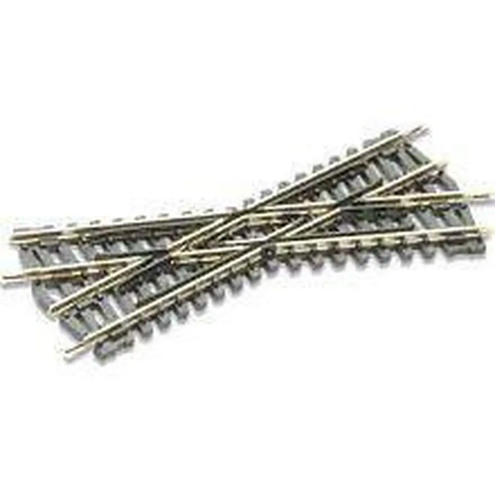 Croisement sans coeur polarisé longueur 91mm angle 25° code 80 - Peco SL393