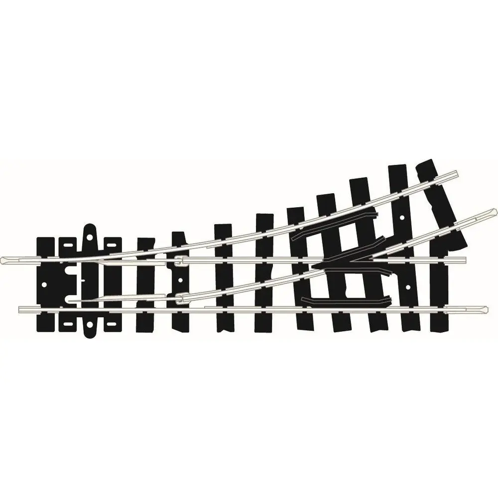 Aiguillage Gauche - Peco ST406 - HOe : 1/87