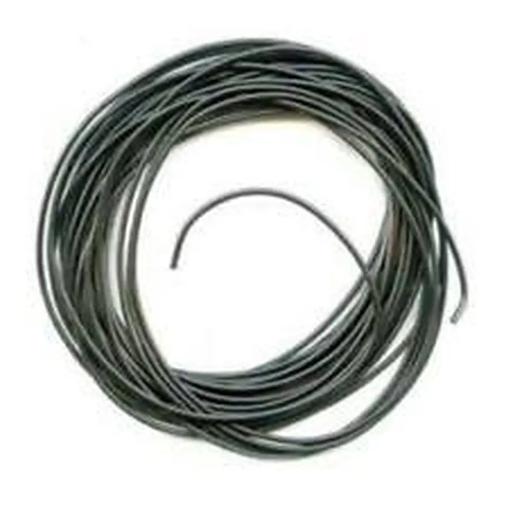 Fil noir 0.2 mm carré, longueur : 7 mètres