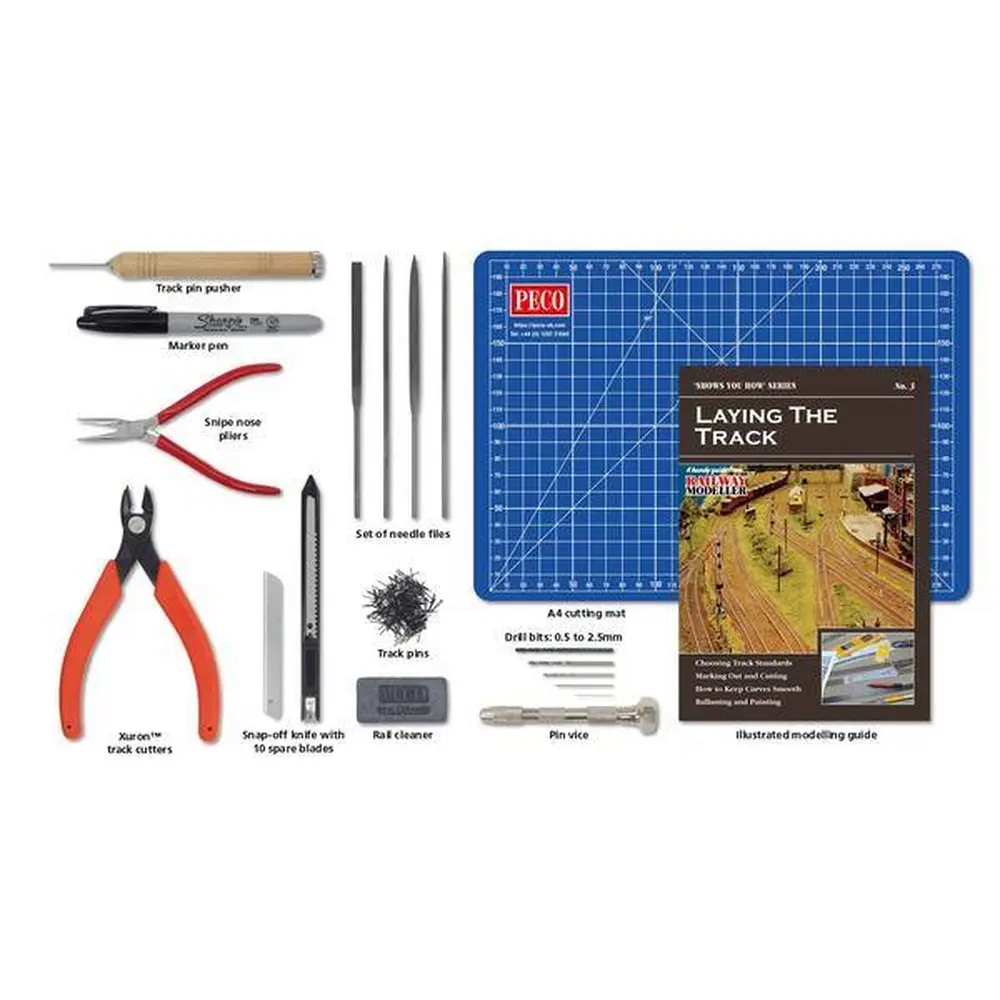 Ensemble d'outils pour la pose de voie - Peco PT100