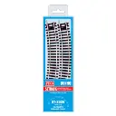 8 rails courbes rayon 438 mm 22,5° - Peco ST2025 - HO 1/87 - Code 100