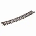 8 rails courbes Setrack R4 571,5 mm 22,5° code 100 - Peco ST2035 - HO 1/87 - 2R